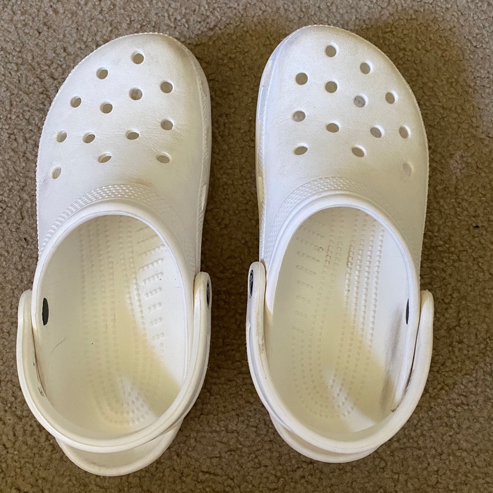 White crocs